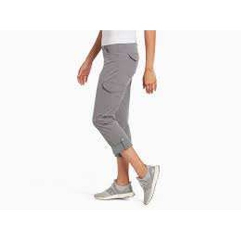 KUHL Women's Splash Roll-Up Cargo Pant in Taupe Brown Size 14‎ Reg